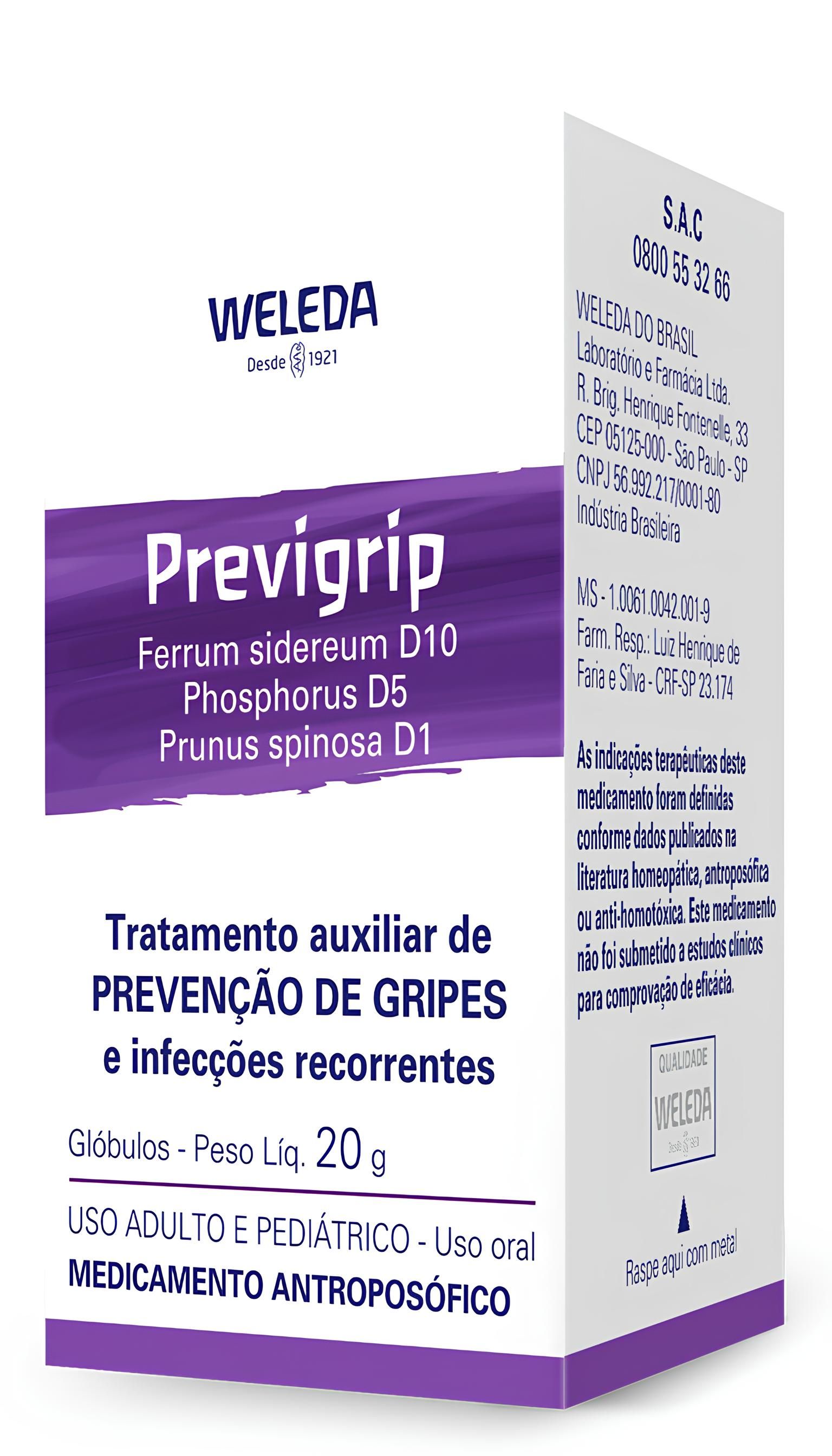 Imagem do Previgrip Weleda